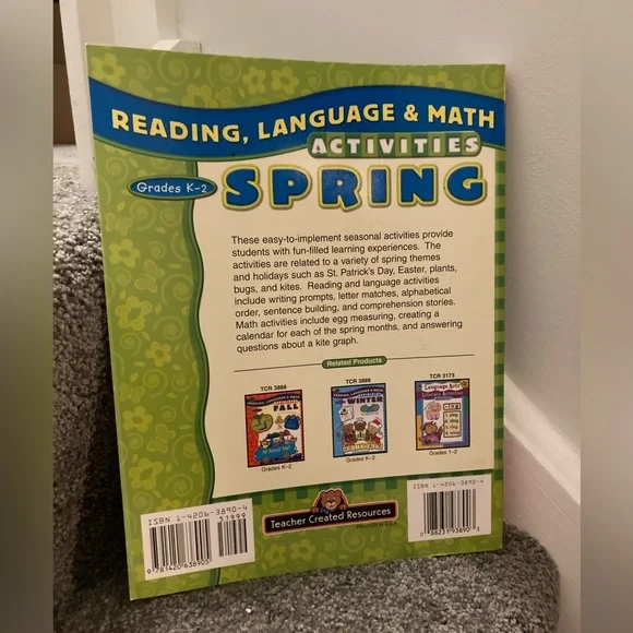 Reading, Language, and Math Activities for Spring - Picture 2 of 2